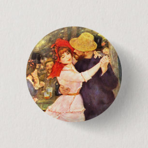 The Two Sisters, On the Terrace Auguste  Renoir    3 Cm Round Badge