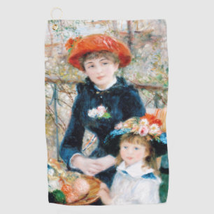 The Two Sisters, On the Terrace Auguste  Renoir    Golf Towel