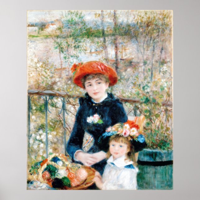 The Two Sisters, On the Terrace Auguste  Renoir    Poster (Front)