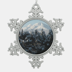 The Two Sisters Snowflake Pewter Christmas Ornament