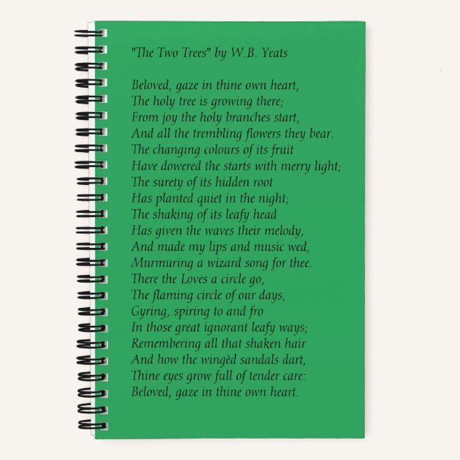 "The Two Trees" Two-in-One Journal/ Notebook (Front)
