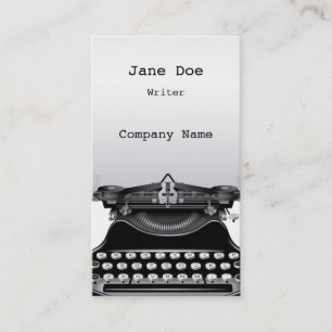 The Typewriter Business Card