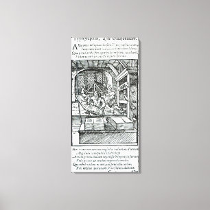 The Typographer, published by Hartman Schopper Canvas Print