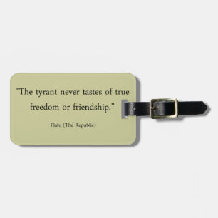 The Tyrant Luggage Tag