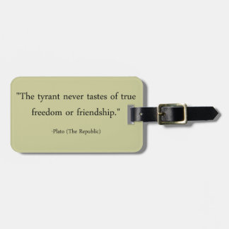 The Tyrant Luggage Tag