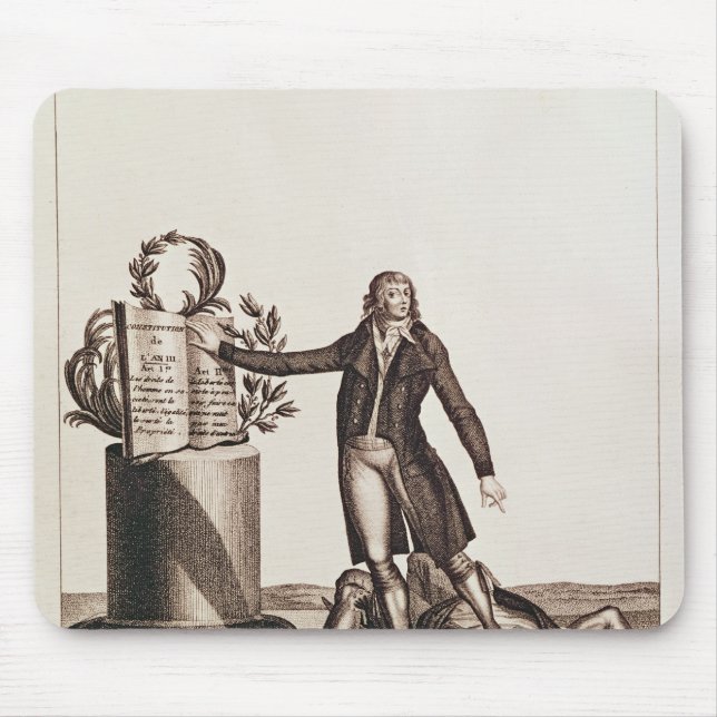 The Tyrant of the Revolution Crushed Mouse Mat (Front)