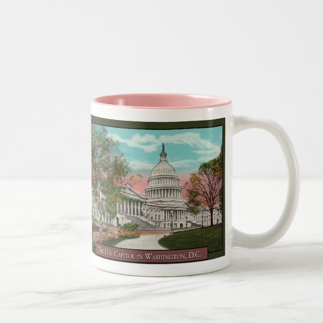 The U.S. Capitol Vintage Coffee Mug (Right)