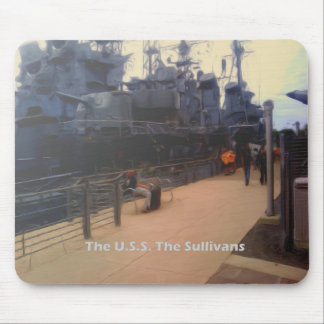 The U.S.S. The Sullivans (DD-537) Mouse Mat