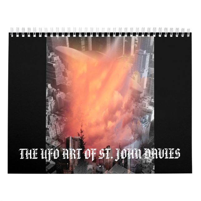 THE UFO ART OF ST. JOHN DAVES CALENDAR (Cover)