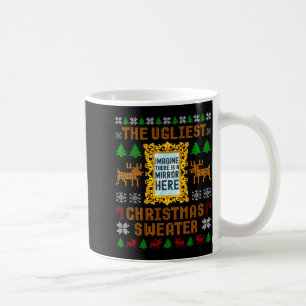 The Ugliest Christmas Sweater With An Image Of A M Coffee Mug