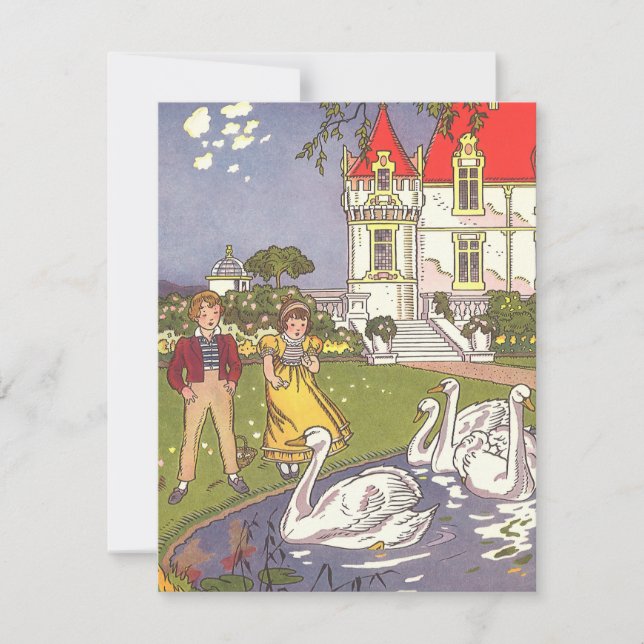 The Ugly Duckling, Vintage Fairy Tale by Hauman (Front)