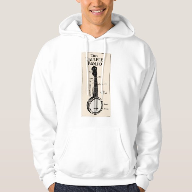 The Ukulele Banjo light Hoodie (Front)