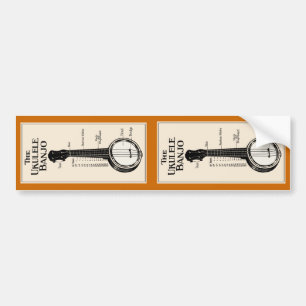 The Ukulele Banjo Stickers