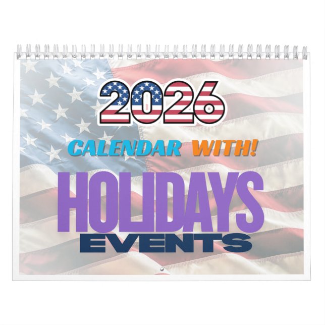 The Ultimate 2026 American Holiday  Event Calendar (Cover)