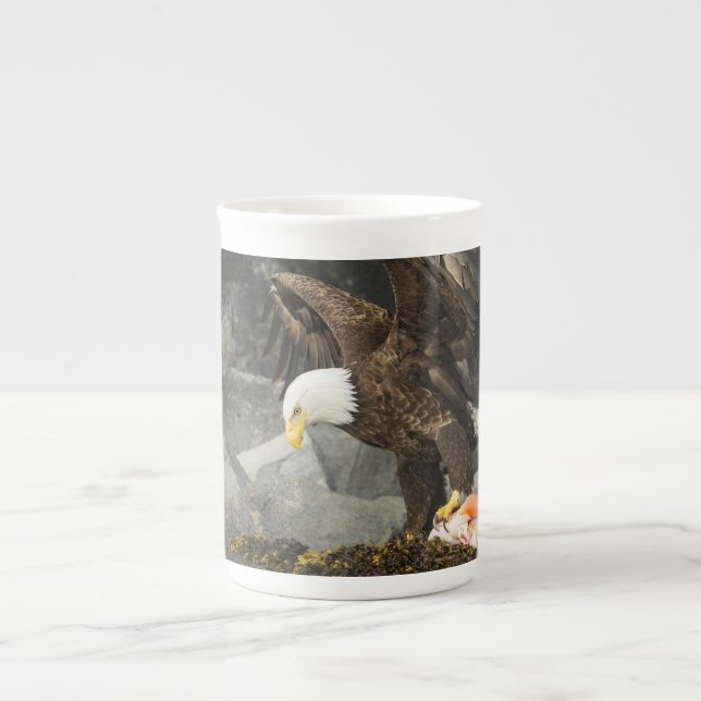 The Ultimate Bald Eagle Bone China Mug (Front)