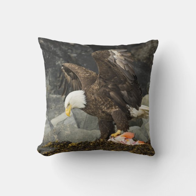 The Ultimate Bald Eagle Cushion (Front)