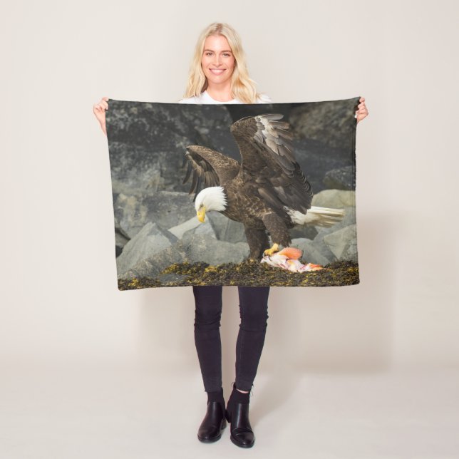 The Ultimate Bald Eagle Fleece Blanket (In Situ)
