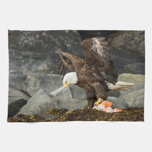 The Ultimate Bald Eagle Tea Towel (Horizontal)