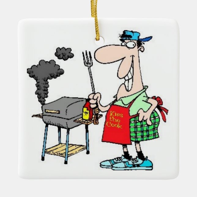 THE ULTIMATE BBQ KING'S CHRISTMAS ORNAMENT (Front)