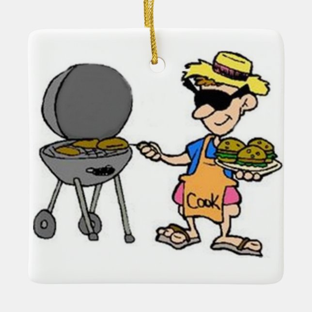 THE ULTIMATE BBQ KING'S CHRISTMAS ORNAMENT (Front)