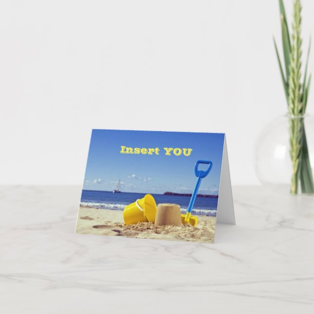 THE ULTIMATE ****BEACH BIRTHDAY CARD**** CARD (Front)