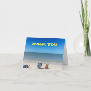 THE ULTIMATE ****BEACH BIRTHDAY CARD**** CARD
