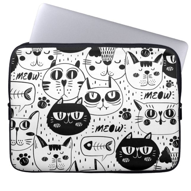The Ultimate Cat Lover - Cozy Cat pet  Laptop Sleeve (Front)
