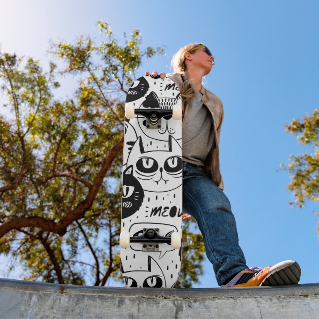 The Ultimate Cat Lover - Cozy Cat pet  Skateboard (Outdoor 1)