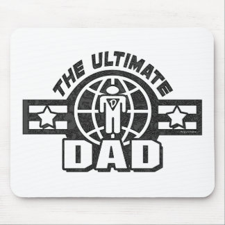 The Ultimate Dad Logo Gear Mouse Mat