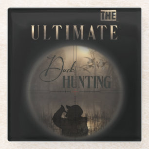 The ultimate duck hunting glass coaster