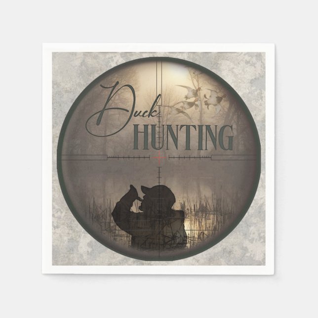 The ultimate duck hunting     napkin (Front)