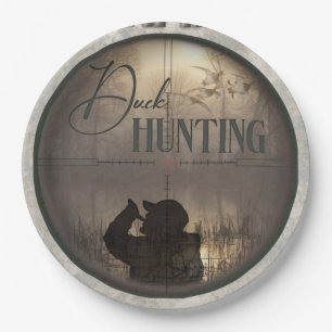 The ultimate duck hunting paper plate