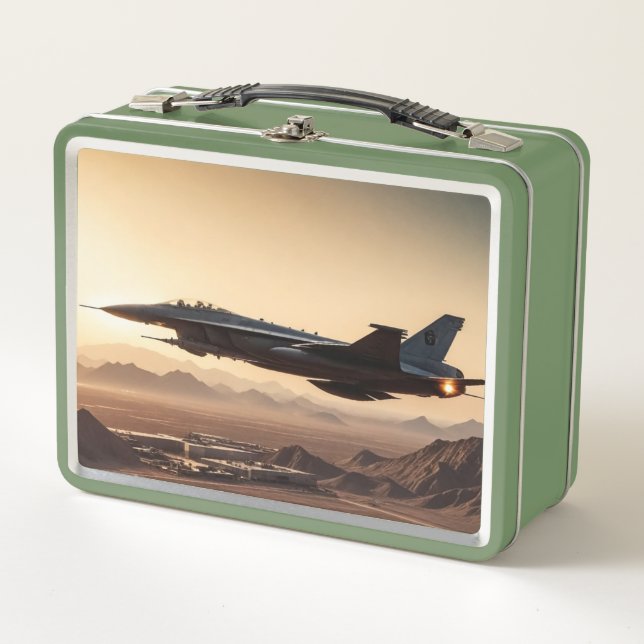 The Ultimate Fighting Aircraft  Metal Lunch Box (Front)