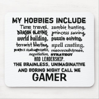 The Ultimate Gamer's Creed (White) Mouse Mat
