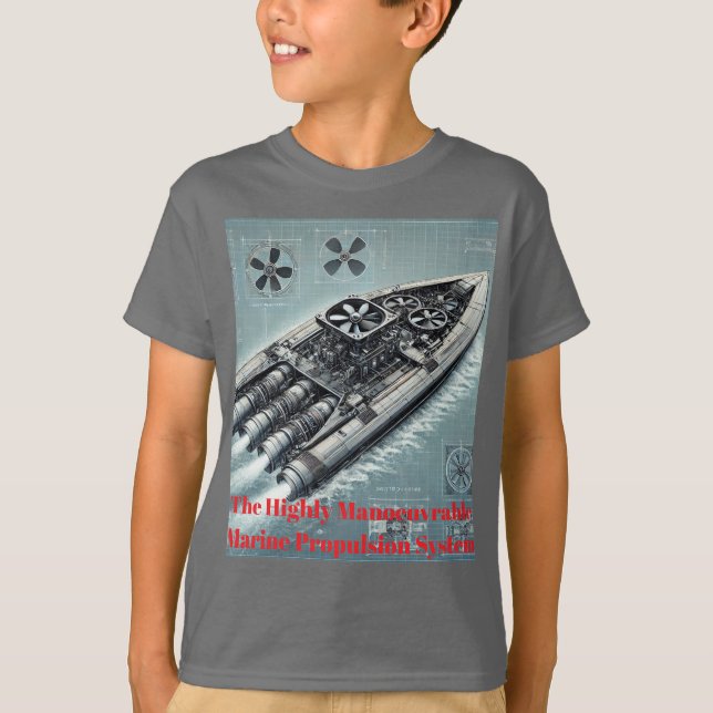 "The Ultimate Marine Propulsion" Designed T-Shirt (Front)