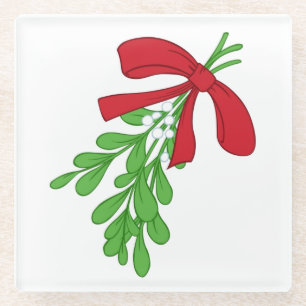THE ULTIMATE "MISTLETOE* CHRISTMAS COASTER