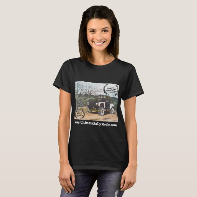 The Ultimate Rally movie Pop Art Jeep Volvo shirt (Front Full)