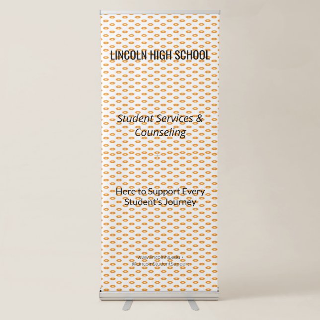 The Ultimate Trade Show Hack: Vertical Banners! Retractable Banner (Front)