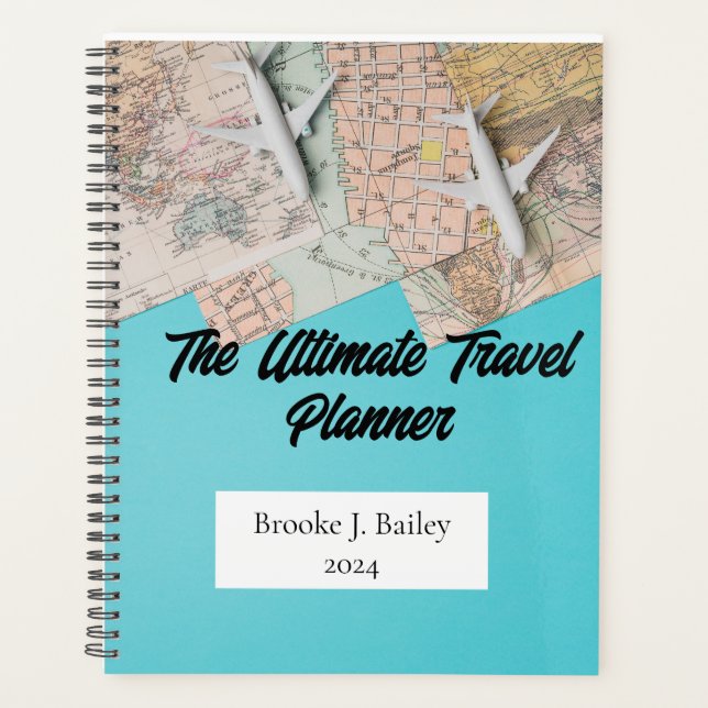 The Ultimate Travel Planner Wanderlust Vacation  (Front)