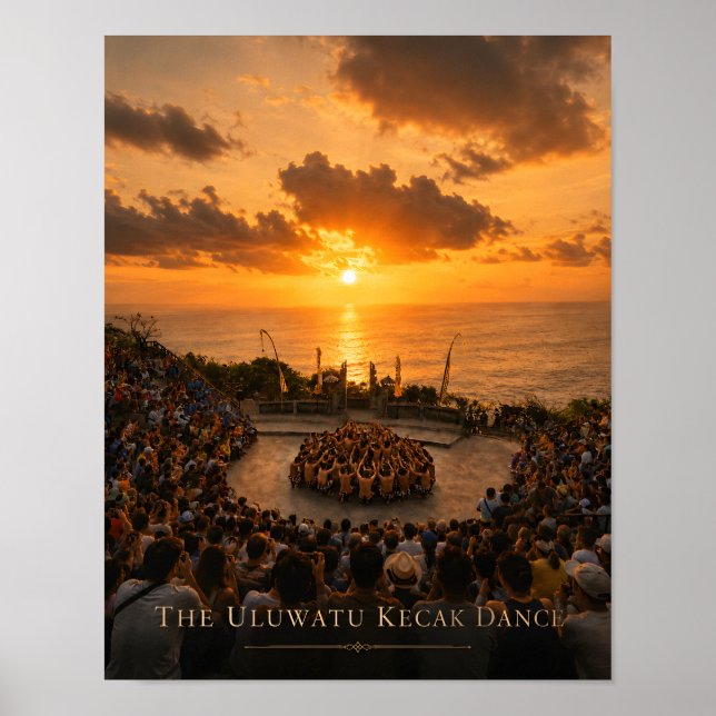 The Uluwatu Kecak Dance Poster (Front)