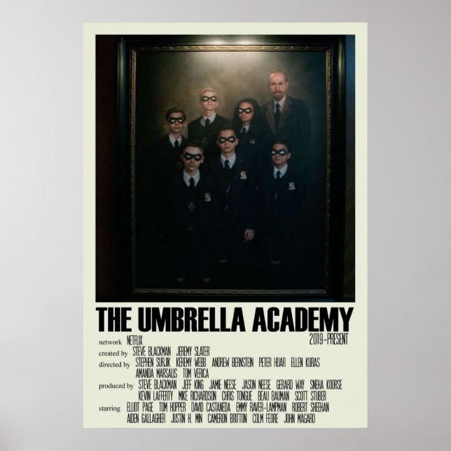 The Umbrella Academy Alternative Art TV Show Large Poster (Front)