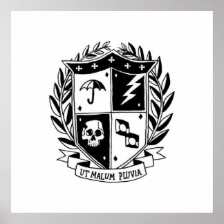 the umbrella academy crest poster