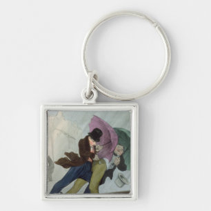 The Umbrella Trip, from 'Flibustiers Parisiens' Key Ring