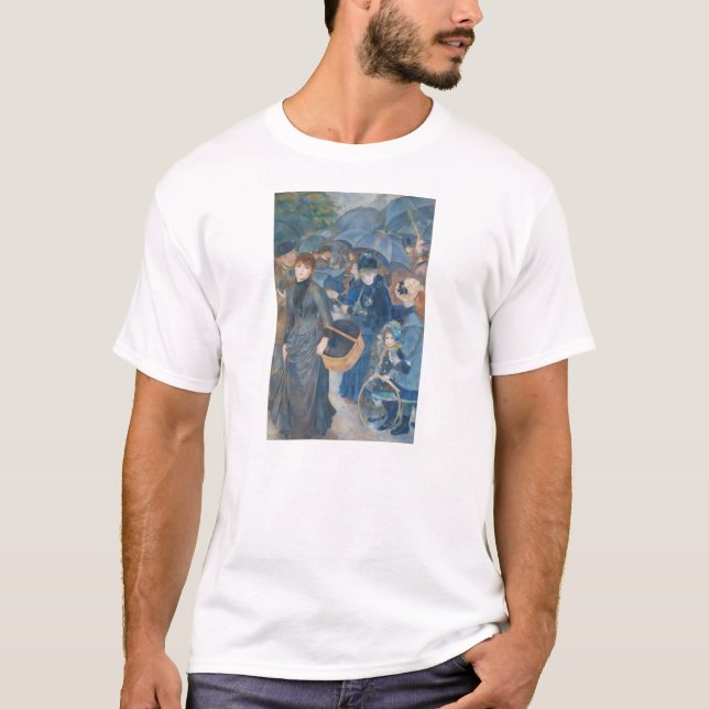 The Umbrellas by Pierre-Auguste Renoir (1881-86) T-Shirt (Front)