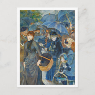 The Umbrellas by Renoir Postcard