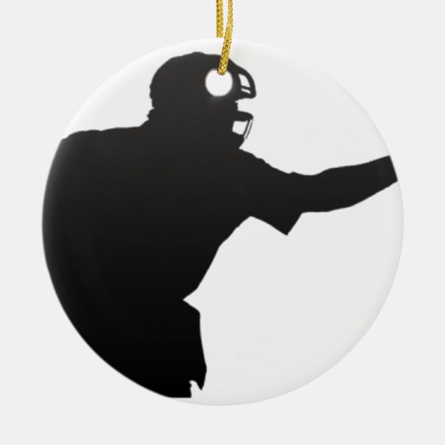The Umpire Ceramic Tree Decoration (Front)