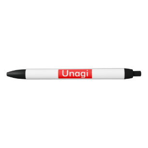 The Unagi Label Black Ink Pen