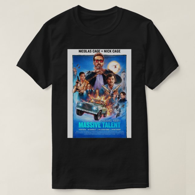 The unbearable weight of massive talent  new 2022  T-Shirt (Design Front)