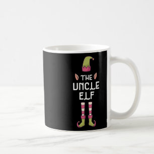 The Uncle Elf Matching Family Group Christmas Paja Coffee Mug