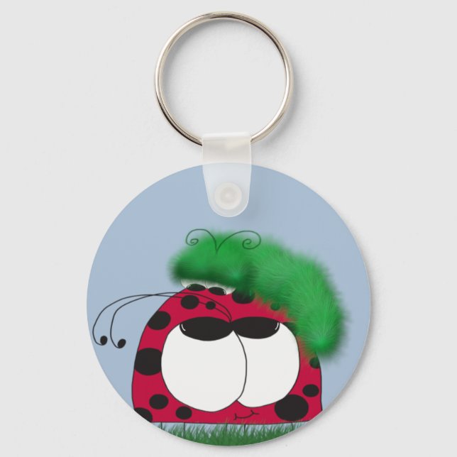 The Uncommon Friends Ladybug and Caterpillar Key Ring (Front)